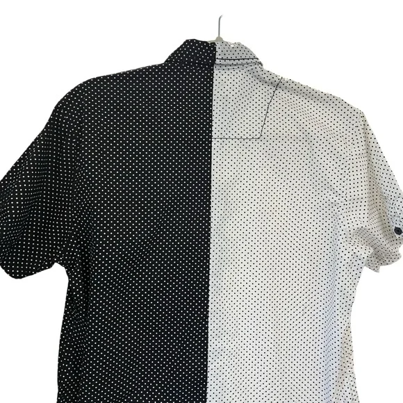 Drill Clothing Slim Fit Short Sleeve Button Down Cotton Shirt, Sz M - Picture 9 of 10